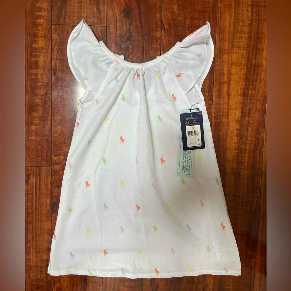 Polo Ralph Lauren Brand New Baby Mini White Dress